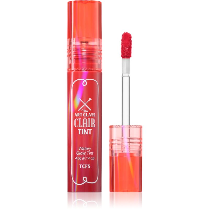 Too Cool For School Artclass Clair Tint lip gloss cu efect de netezire culoare 5 Gleam Red 4 g