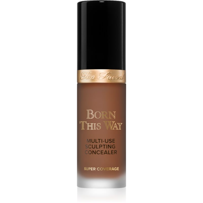 Too Faced Born This Way Super Coverage Multi-Use Concealer anticearcan cu efect de lunga durata acoperire completa culoare Cocoa 13,5 ml