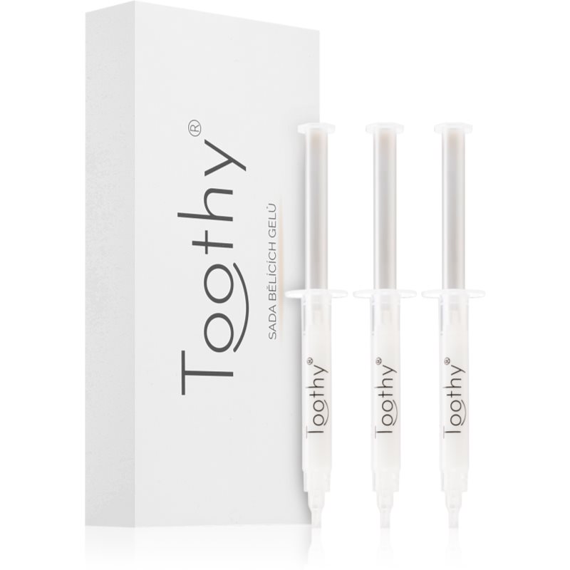 Toothy® Gel Kit gel dentar cu efect de albire Refil 3 buc