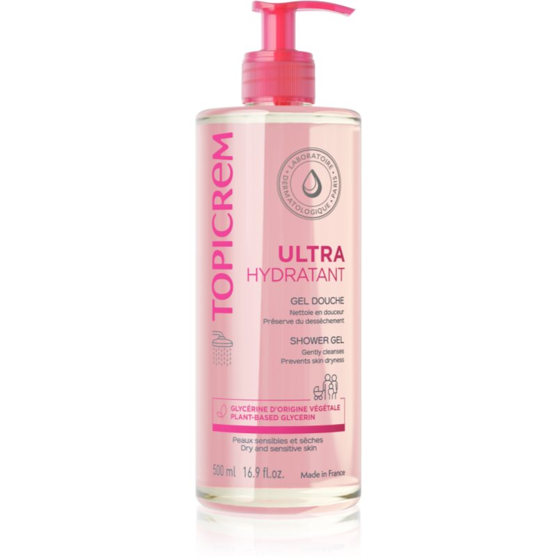 Topicrem UH BODY Gentle Cleansing Gel Gel de curatare delicat pentru față, corp și păr 500 ml