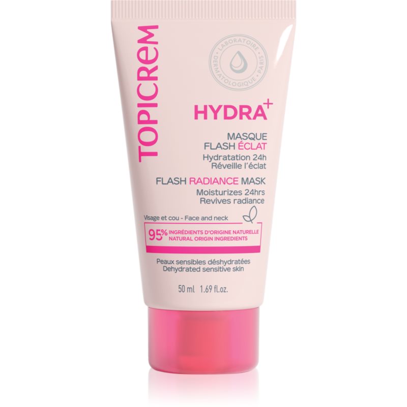 Topicrem Hydra+ Flash Radiance Mask masca de hidratare si luminozitate 50 ml