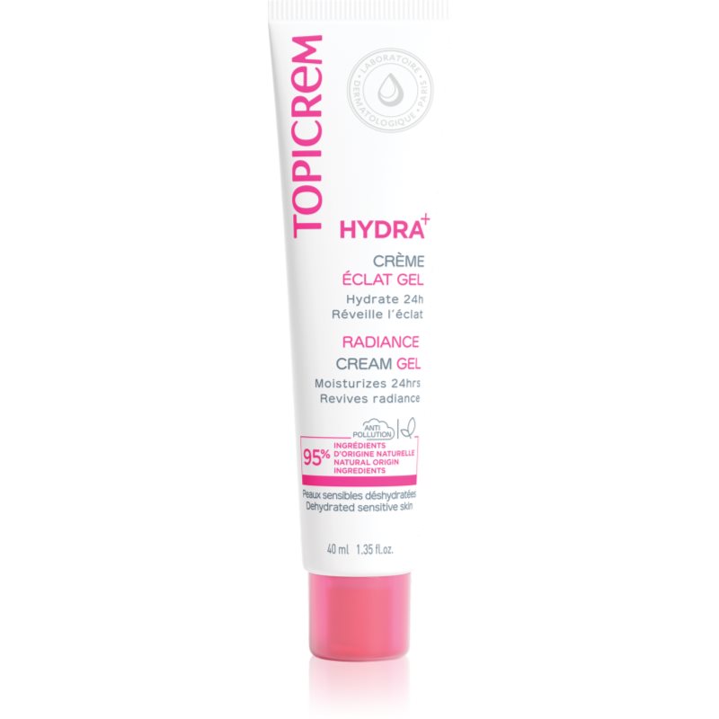 Topicrem Hydra+ Radiance Cream Gel gel-crema iluminant 40 ml