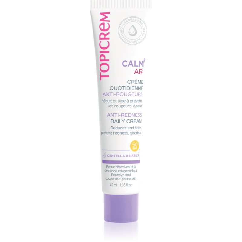 Topicrem CALM+ Anti-Redness Daily Cream crema de zi impotriva inrosirii SPF 50+ 40 ml