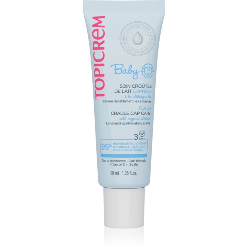 Topicrem BABY Cradle Cap Care gel crusta de lapte pentru nou-nascuti si copii 40 ml