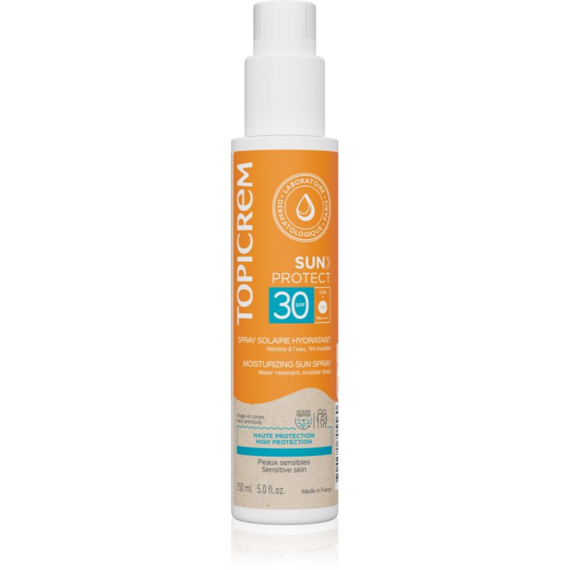 Topicrem Sun Protect Moisturizing Sun Spray spray de protecție cu efect de hidratare SPF 30 150 ml