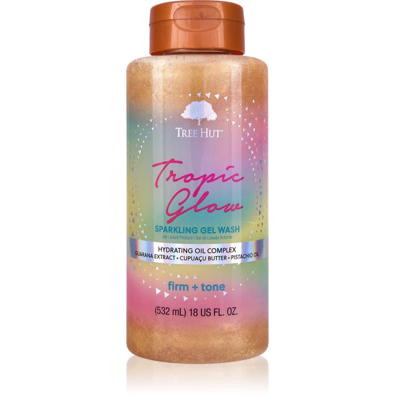 Tree Hut Tropic Glow Foaming Gel Wash gel de dus hidratant pentru stralucire 532 ml
