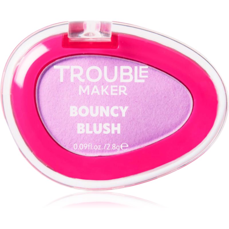 Trouble Maker Bouncy Blush fard de obraz sub forma de pudra culoare Jump Lilac 2.8 g