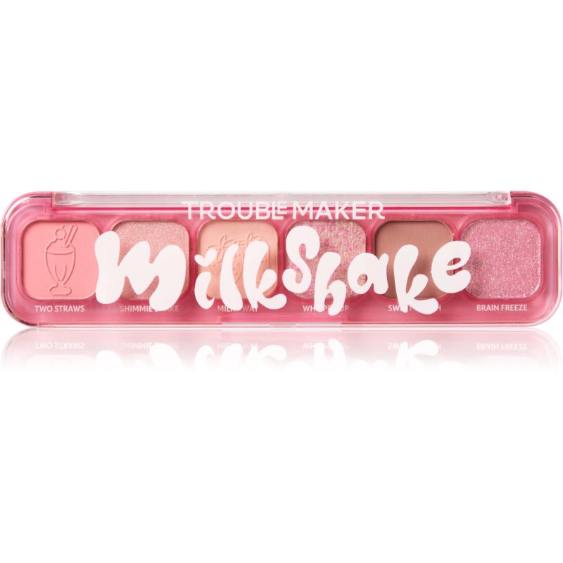 Trouble Maker Little Trouble paletă cu farduri de ochi culoare Milkshake 9 g