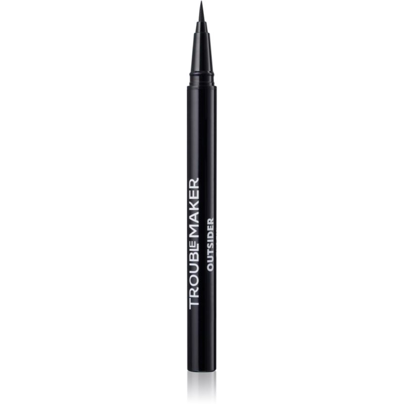 Trouble Maker Outsider eyeliner lichid cu trasare precisă culoare Black 0.5 ml