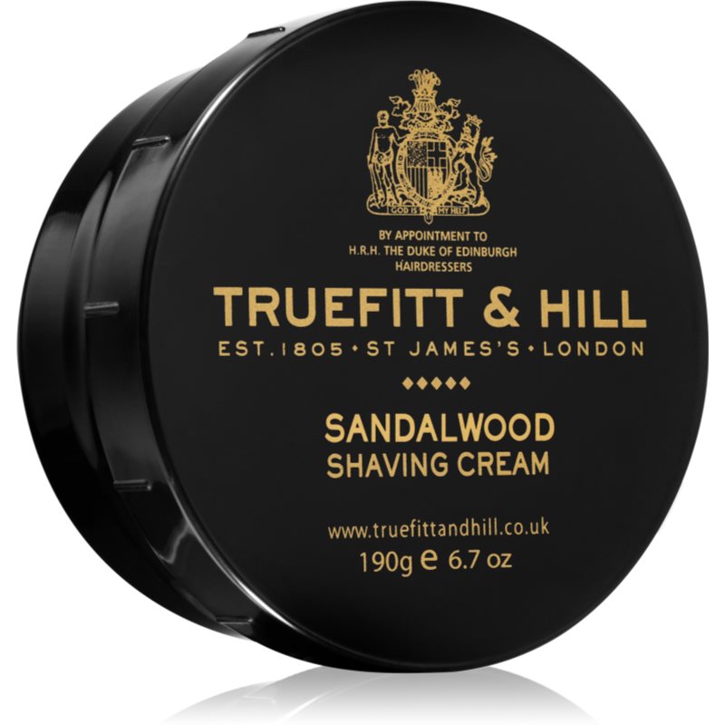 Truefitt & Hill Sandalwood crema de ras hidratanta pentru barbati 190 g