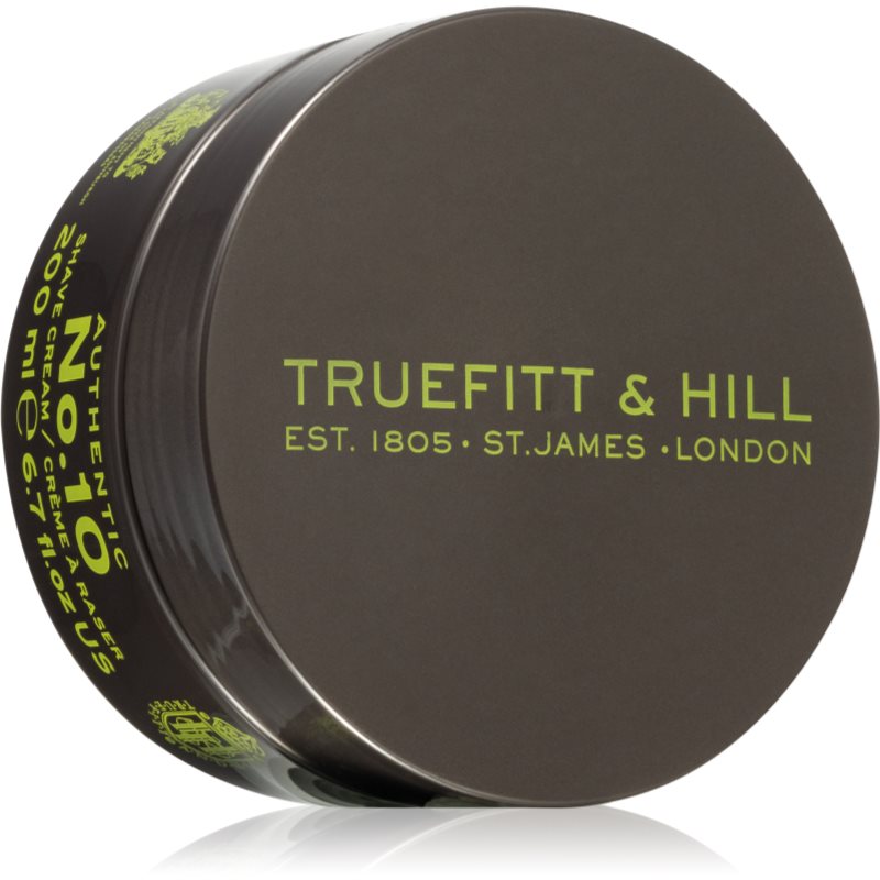 Truefitt & Hill No. 10 Finest cremă pentru bărbierit pentru bărbați 200 ml