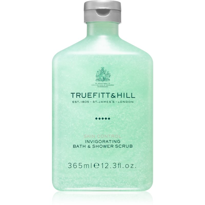 Truefitt & Hill Skin Control Invigorating Bath & Shower Scrub Peeling pentru fata si corp pentru bărbați 365 ml