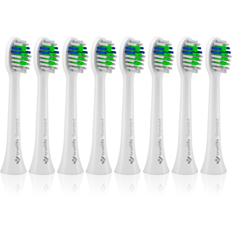 TrueLife SonicBrush Compact White Standard capete de schimb pentru periuta de dinti TrueLife SonicBrush Compact-series White 8 buc