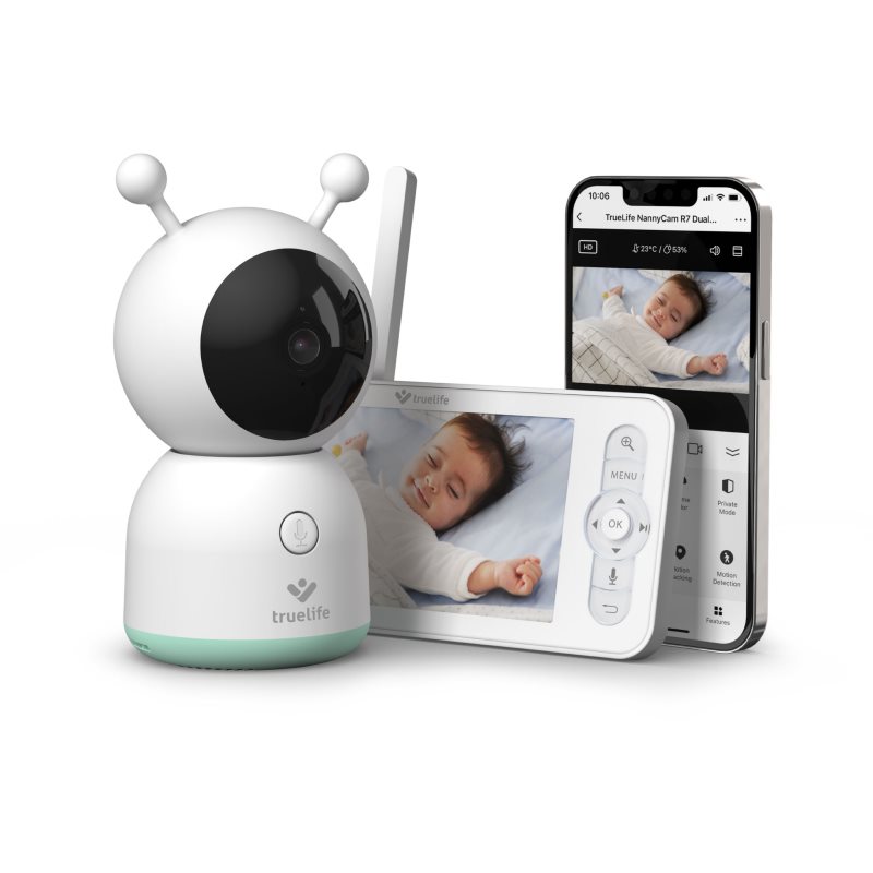 TrueLife NannyCam R7 Dual Smart monitor video digital pentru bebeluși 1 buc