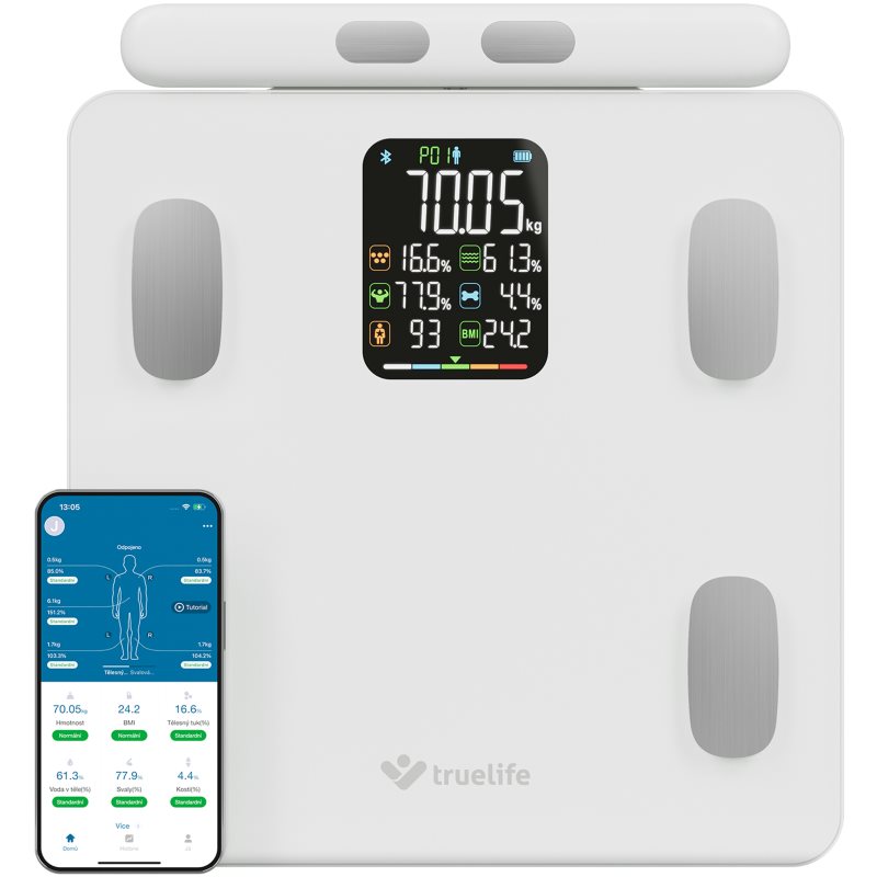 TrueLife FitScale W8 cântar de persoane White 1 buc