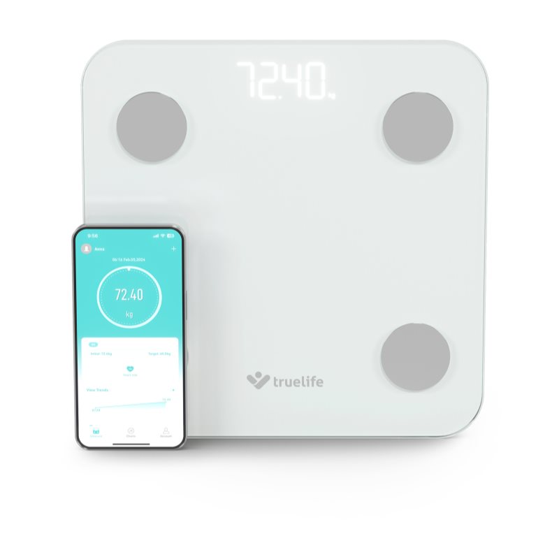 TrueLife FitScale W1 cântar de persoane White 1 buc