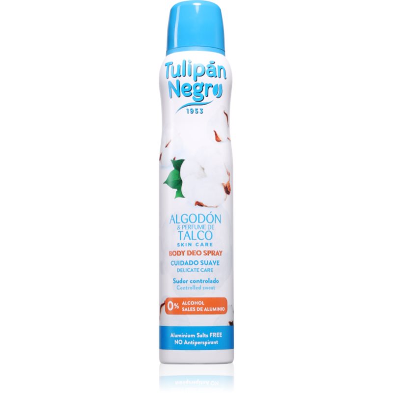Tulipán Negro Algodon Y Talco deodorant pentru femei 200 ml