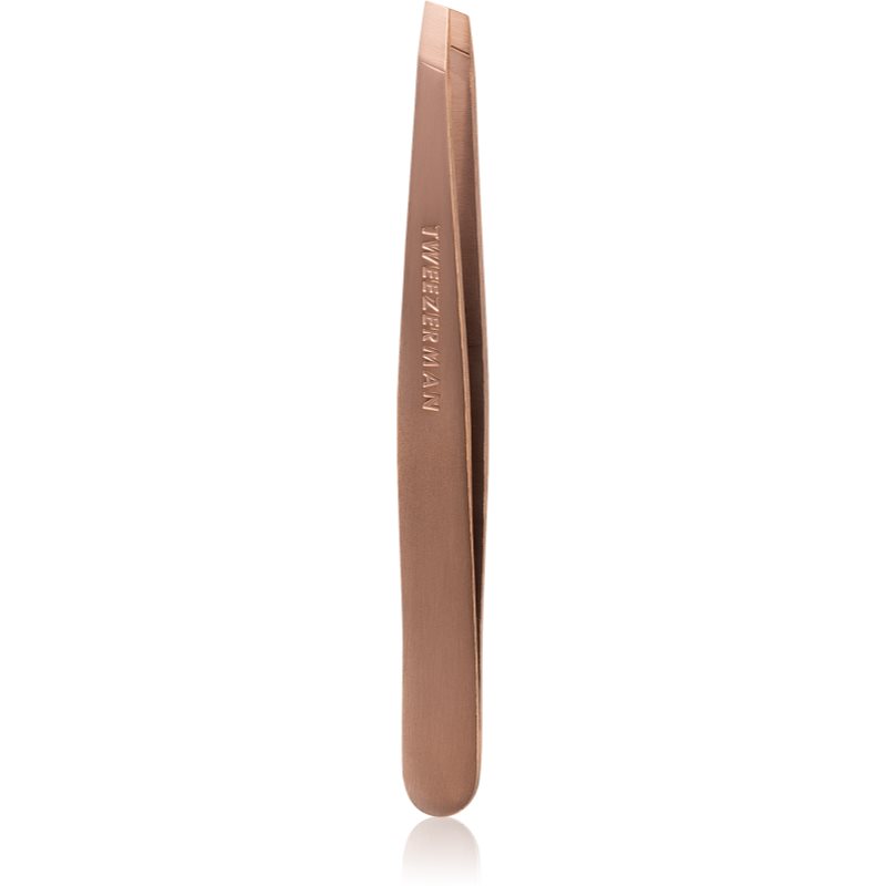 Tweezerman Studio Collection pensete cu varfurile tesite Rose Gold 1 buc