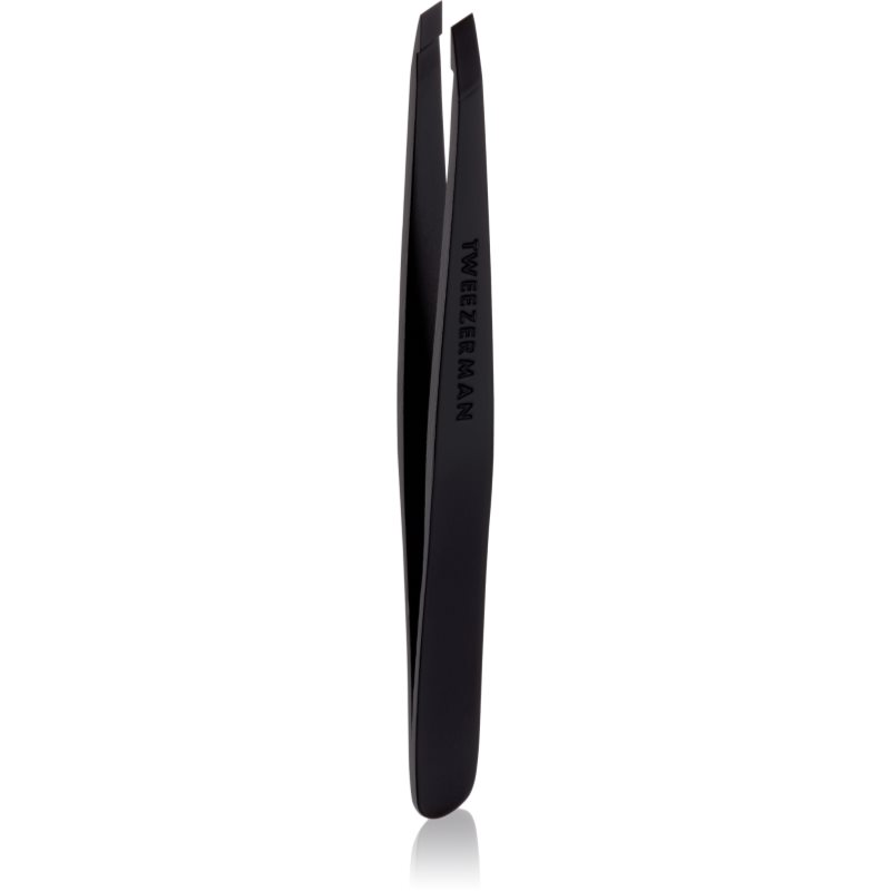 Tweezerman Slant Tweezer Black Matte slanted tweezers 1 pc