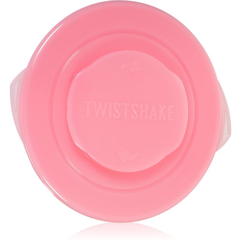 Twistshake Kid\'s Bowl castron cu capac Pink 6 m+ 520 ml