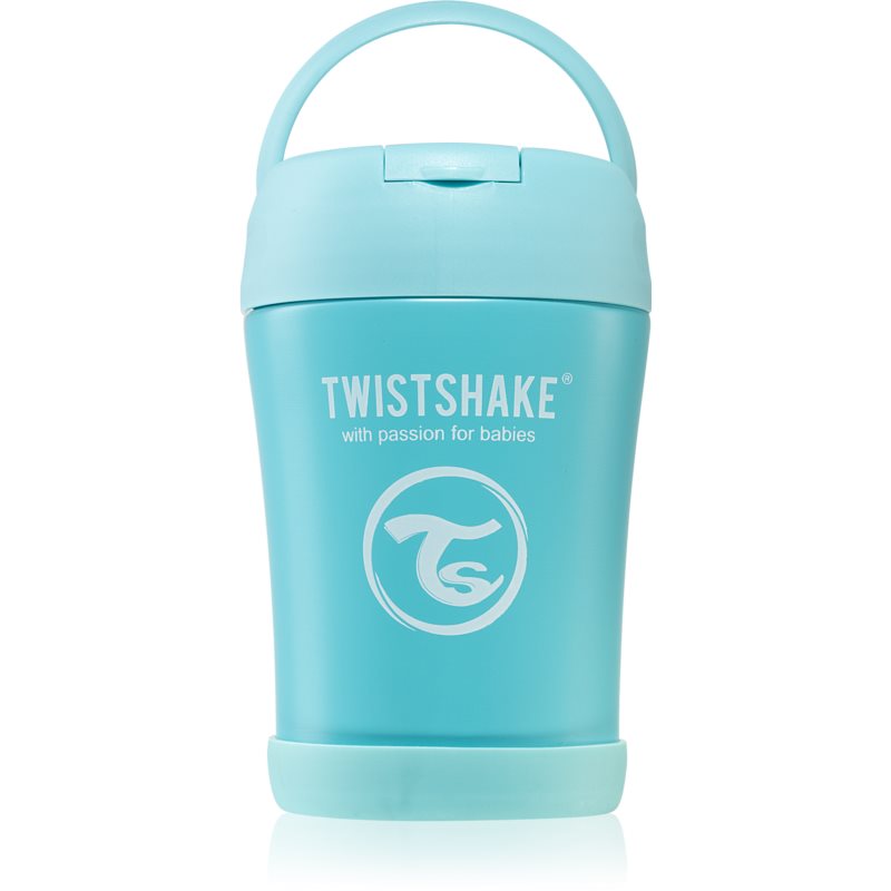 Twistshake Stainless Steel Food Container Blue termos pentru mâncare 350 ml