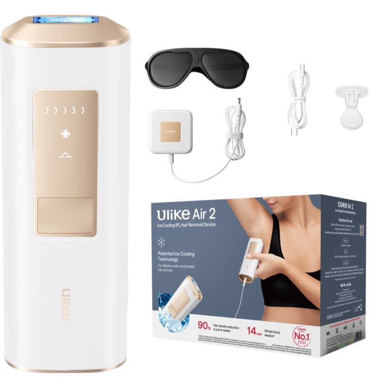 Ulike Air 2 epilator IPL pentru corp, față, zona inghinală și axile Star White 1 buc