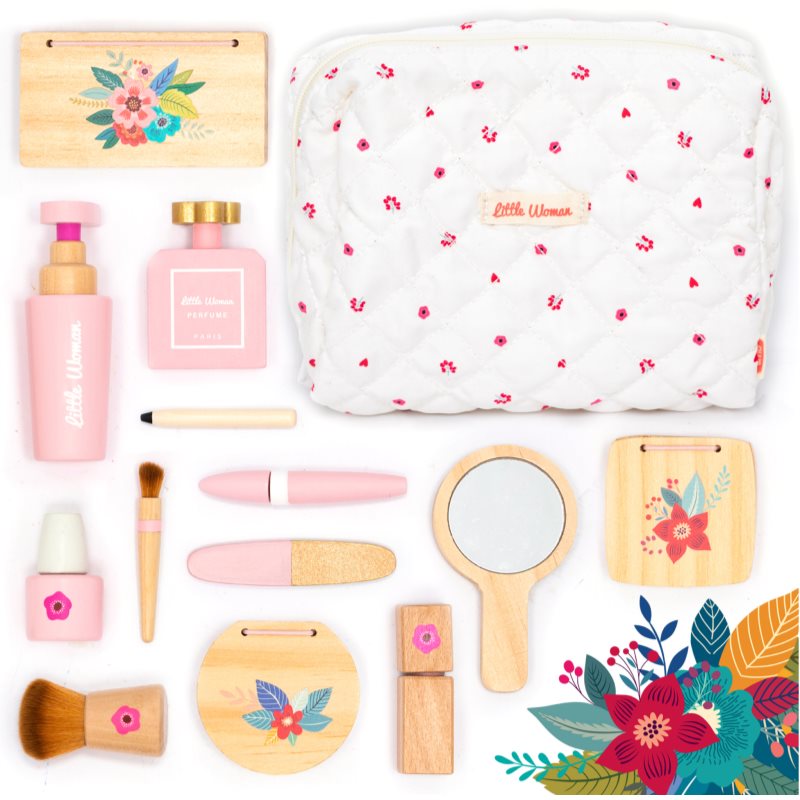 UMU Toys Beauty set Little Woman jucărie cu activități din lemn 1 buc