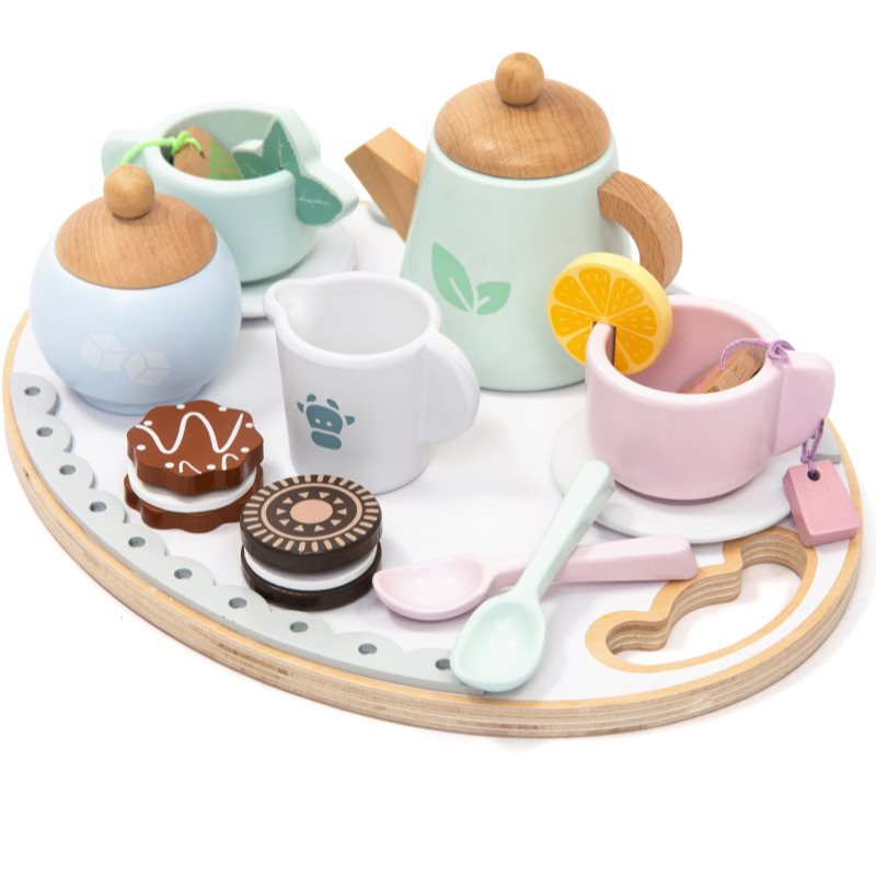UMU Toys Afternoon Tea Set jucărie cu activități din lemn 3y+ 1 buc