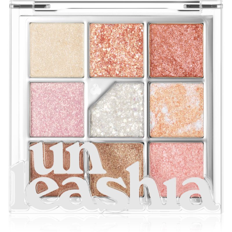 Unleashia Glitterpedia Eye Palette paletă cu farduri de ochi culoare No.1 All Of Glitter 6.2 g Unleashia Glitterpedia Eye Palette paletă cu farduri de ochi culoare No.1 All Of Glitter 6.2 g