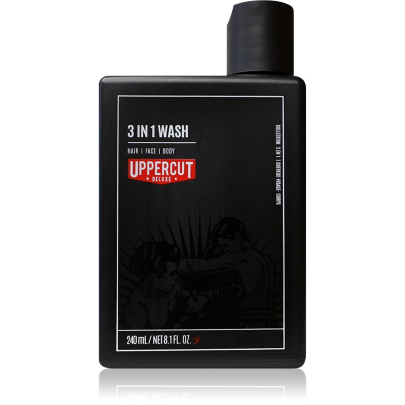 Uppercut Deluxe 3-in-1 Wash șampon pentru corp pentru barbati 240 ml