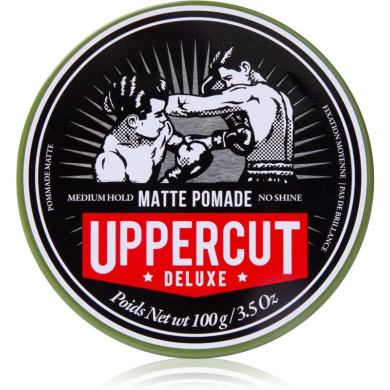 Uppercut Deluxe Matt Pomade gel modelator pentru coafura pentru păr pentru bărbați 100 g