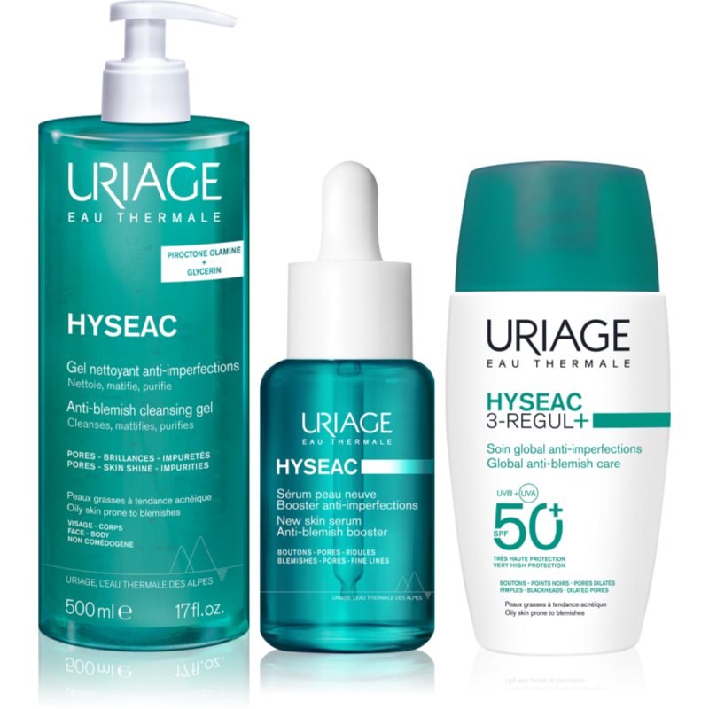 Uriage Hyseac Acne-Prone Skin Care Set set pentru tenul gras, predispus la acnee