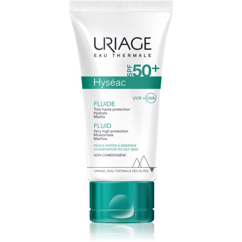 Uriage Hyséac Fluid SPF 50+ fluid mat hidratant SPF 50+ 50 ml