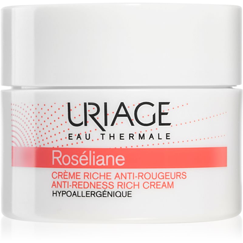 Uriage Roséliane Anti-Redness Rich Cream crema de zi cu efect de refacere pentru piele sensibila cu tendinte de inrosire 50 ml