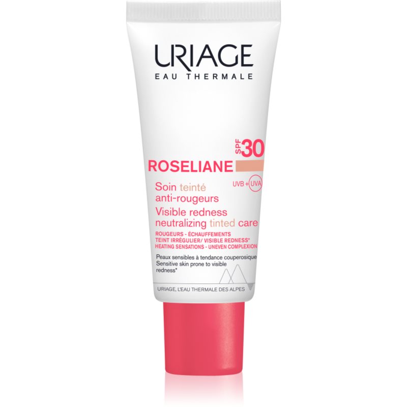 Uriage Roséliane CC Cream SPF 30 crema CC pentru piele sensibila cu tendinte de inrosire SPF 30 40 ml