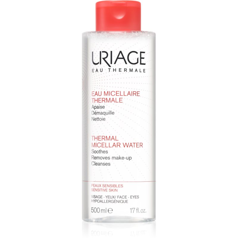 Uriage Hygiène Thermal Micellar Water - Sensitive Skin apa pentru curatare cu particule micele pentru piele sensibilă 500 ml