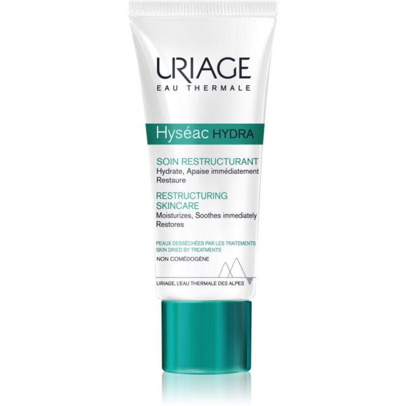 Uriage Hyséac Hydra Restructuring Skincare crema regeneratoare si hidratanta pentru piele uscata si iritata in urma tratamentului antiacneic 40 ml