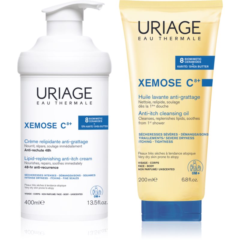 Uriage Xemose C8+ Set set pentru piele uscata spre atopica