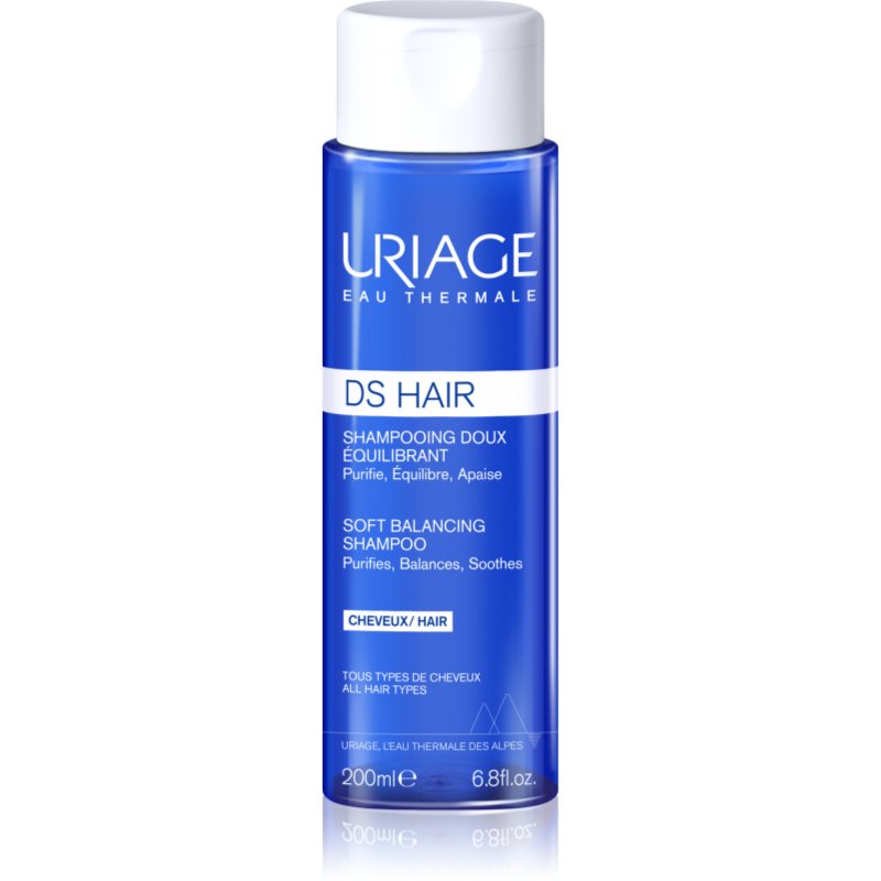 Uriage DS HAIR Soft Balancing Shampoo sampon pentru curatare pentru piele sensibila 200 ml