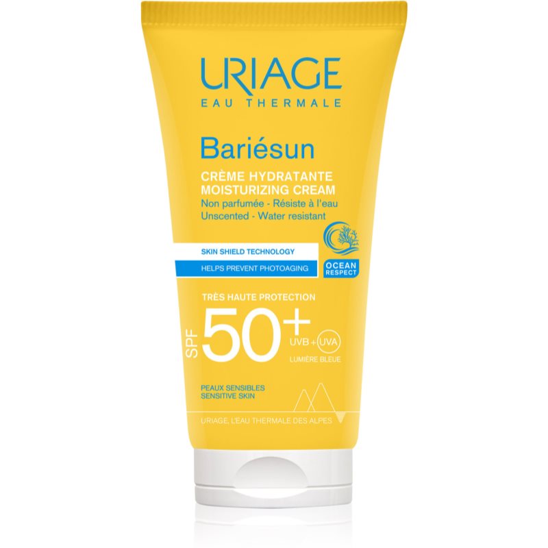 Uriage Bariésun Fragrance-Free Cream SPF 50+ cremă protectoare pentru față, fără parfum SPF 50+ 50 ml