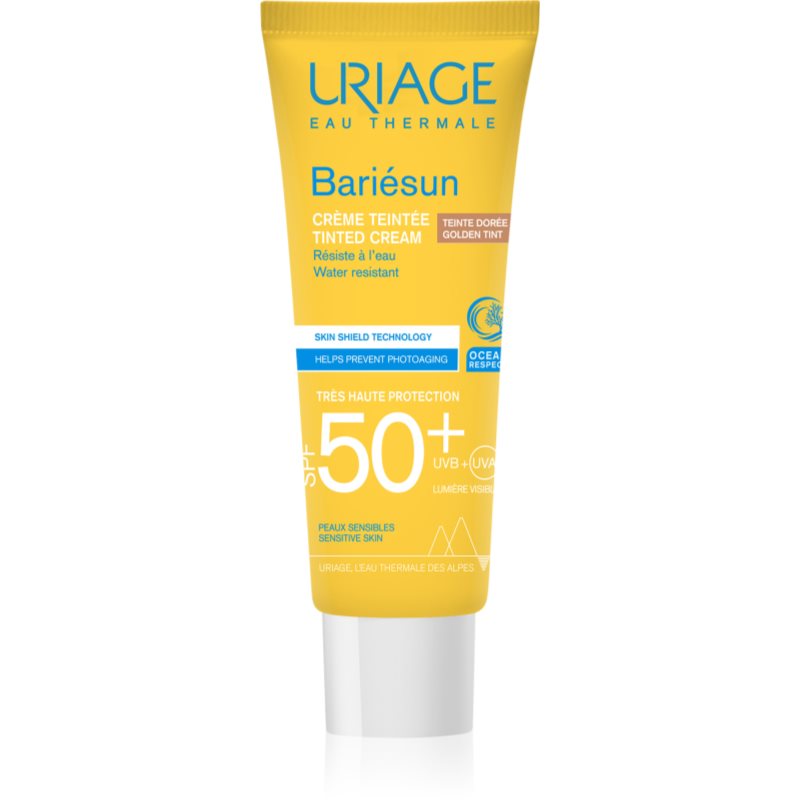 Uriage Bariésun Bariésun-Repair Balm crema de fata cu efect de protectie SPF 50+ culoare Golden tint 50 ml