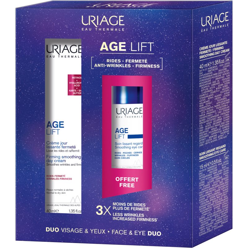 Uriage Age Lift Face & Eye Duo set cadou antirid