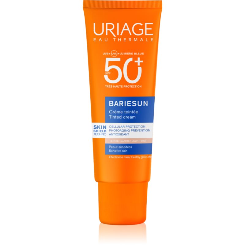 Uriage Bariésun Tinted Cream SPF 50+ crema de fata cu efect de protectie SPF 50+ culoare Fair tint 50 ml
