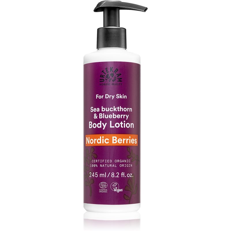 Urtekram Nordic Berries lapte de corp intens hidratant 245 ml