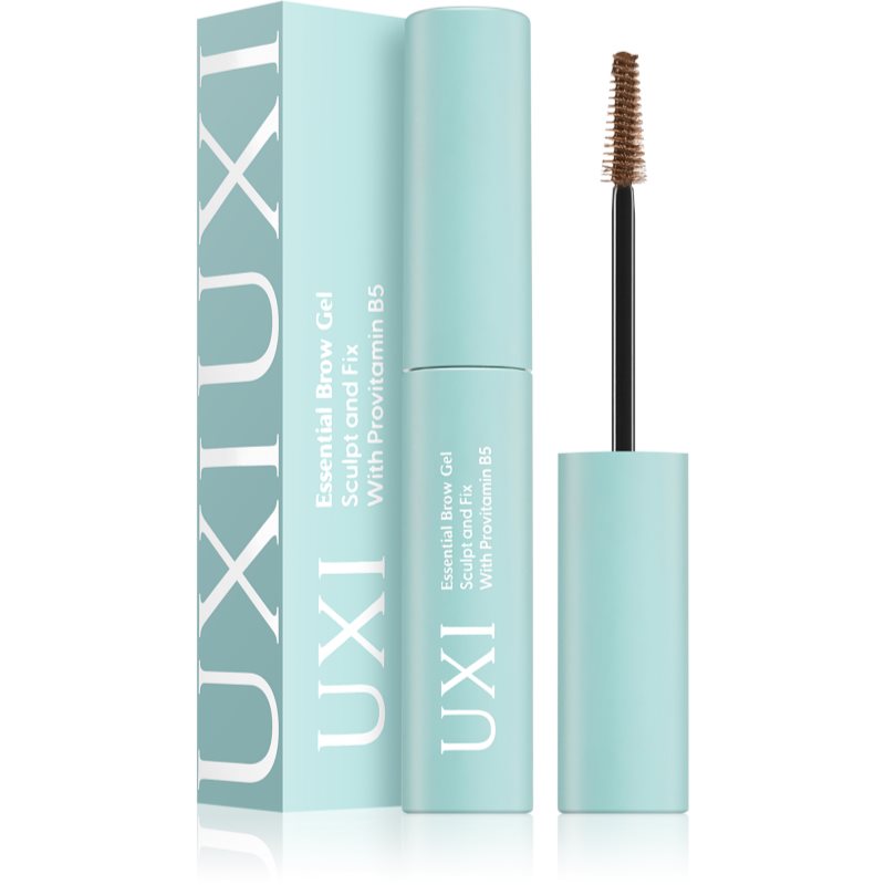 UXI BEAUTY Essential Brow Gel gel de sprancene de lungă durată Chocolata 4 ml