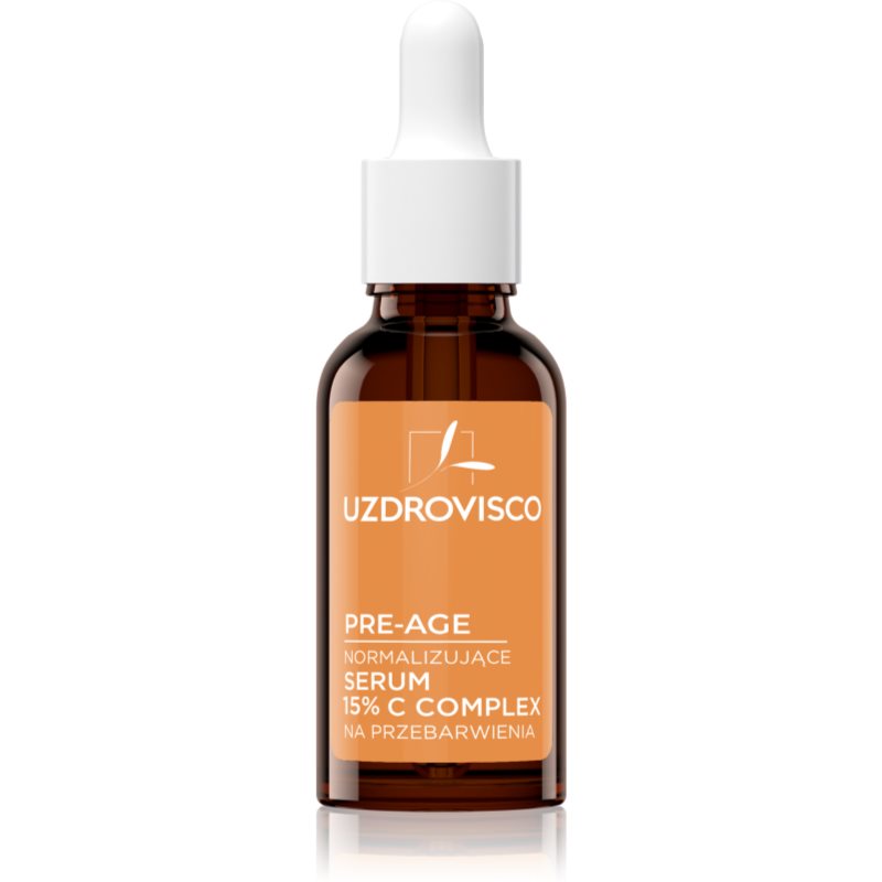 Uzdrovisco Pre-Age Normalizing Serum 15% C Complex ser facial cu efect iluminator cu vitamina C 30 ml