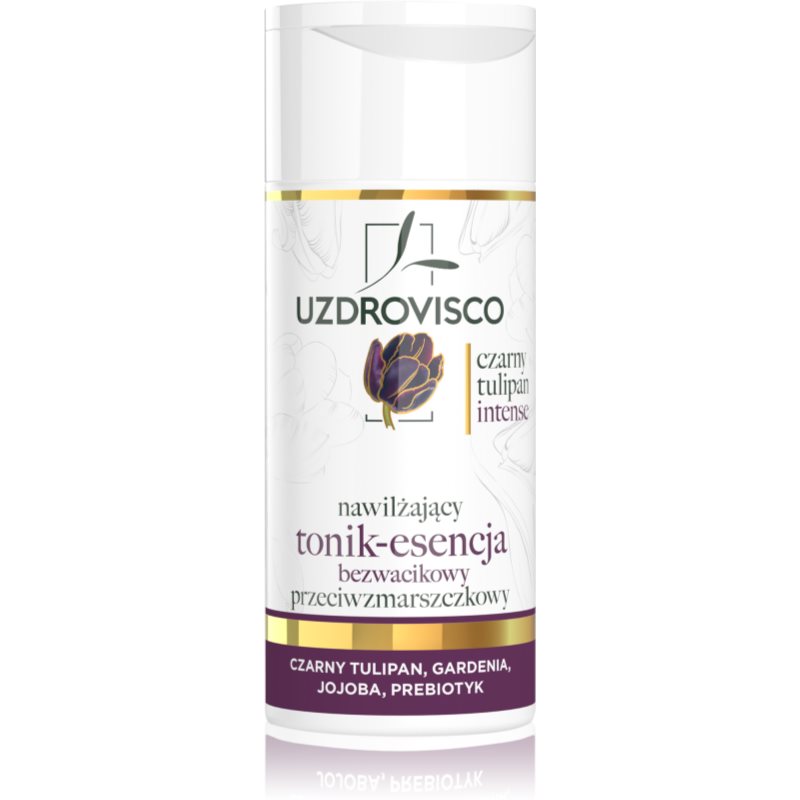 Uzdrovisco Black Tulip Intense Moisturizing Tonic-Essence tonic pentru hidratarea pielii pentru ten matur 150 ml