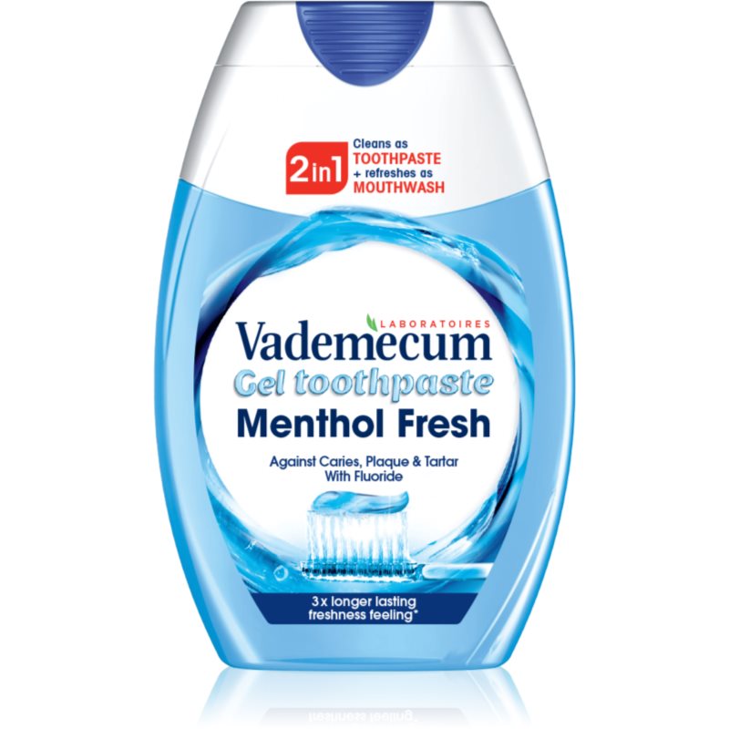 Vademecum 2 in1 Menthol Fresh pasta de dinti si apa de gura 2 în 1 75 ml