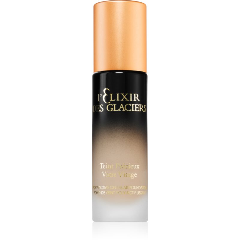 Valmont l' Elixir des Glaciers Teint Précieux fond de ten cu acoperire ridicată pentru netezirea pielii si inchiderea porilor culoare Sandy Beige in Paris 30 ml