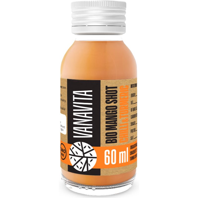 VanaVita Mango Shot Chilli & Turmeric BIO creșterea imunității 60 ml